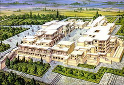 Het paleis van Knossos
