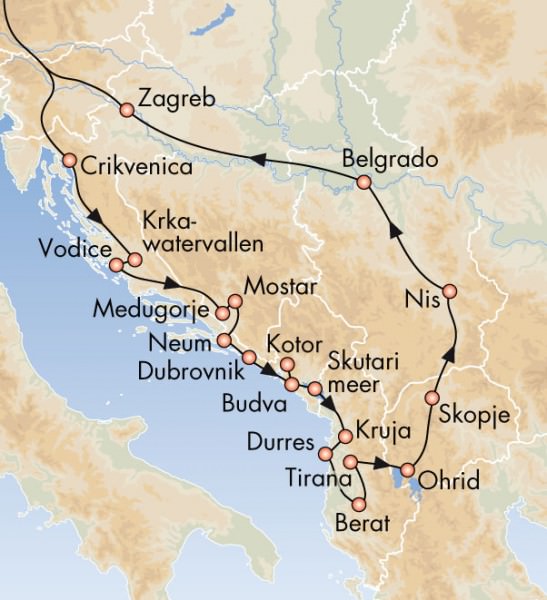 Balkan Excursiereis Montenegro